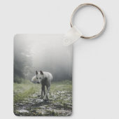 Porte-clés Husky Sibérien Blanc (Verso)