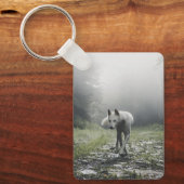 Porte-clés Husky Sibérien Blanc (Recto)