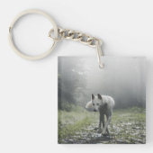 Porte-clés Husky Sibérien Blanc (Devant)