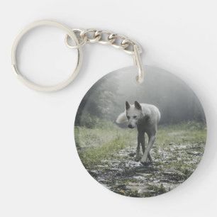 Porte-clés Husky Sibérien Blanc