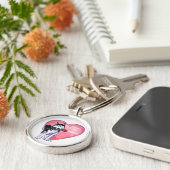 Porte-clés Husky Valentine's Day (Côté)