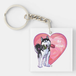 Porte-clés Husky Valentine's Day