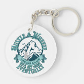 Porte-clés Hustle & Wheeze Hiking Club (Dos)