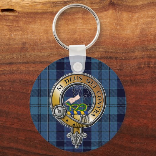 Porte-clés Hutton Tartan & Badge (Recto)