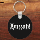 Porte-clés Huzzah ! {Typographie médiévale} (Recto)
