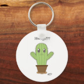 Porte-clés "Hwugs ? ? ?" Cactus (Recto)