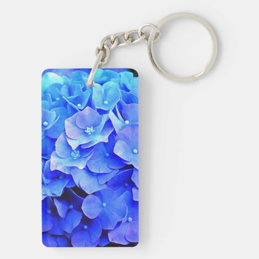 Porte-clés Hydrangea Blues (Dos)