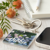Porte-clés Hydrangea Floral (Devant Droit)