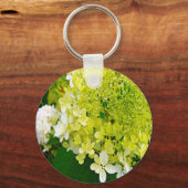 Porte-clés Hydrangea Limelight Vert Chartreuse Élégant (Recto)