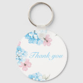 Porte-clés Hydrangeas Pastel Bloom (Verso)