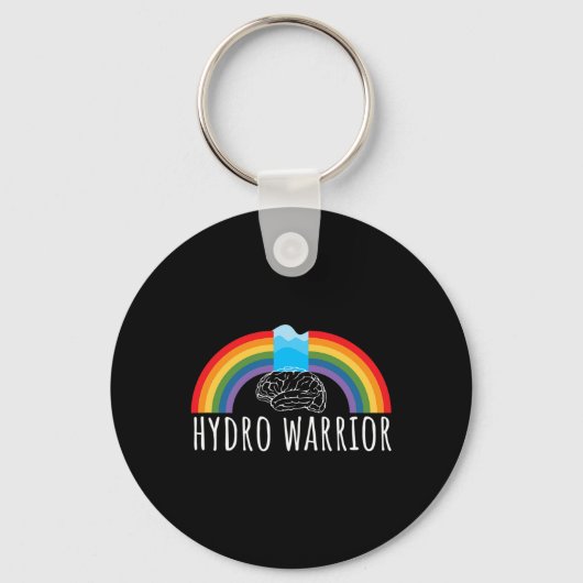 Porte-clés Hydro Warrior Hydrocéphalie Sensibilisation Cervea (Recto)