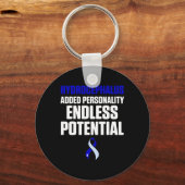 Porte-clés Hydrocéphalie Survivant Sensibilisation à la perso (Recto)