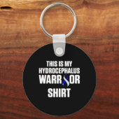 Porte-clés Hydrocéphalie Survivante Ce Guerrier De Sensibilis (Recto)