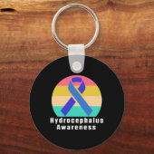 Porte-clés Hydrocéphalie Survivante Médicale Sensibilisation  (Recto)