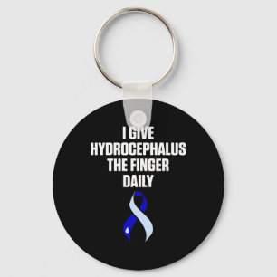 Porte-clés Hydrocéphalie Survivor Daily Awareness Guerrier
