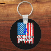 Porte-clés Hydrocéphalie Survivor Inspire Sensibilisation Gue (Recto)