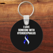 Porte-clés Hydrocéphalie Survivor Love Awareness Guerrier (Recto)