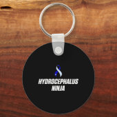 Porte-clés Hydrocéphalie Survivor Ninja Sensibilisation Guerr (Recto)