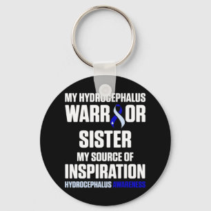 Porte-clés Hydrocéphalie Survivor Sister Awareness Guerrier 3