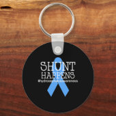 Porte-clés Hydrocéphalie Warrior No more B.S. Shunt Happens (Recto)