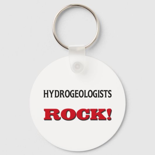 Porte-clés Hydrogéologue Rock (Recto)