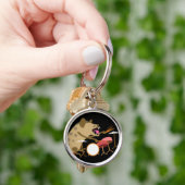 Porte-clés Hyène jouant des tambours (main)