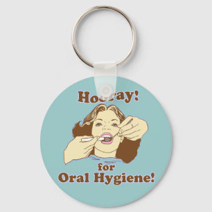 Porte-clés Hygiéniste dentaire drôle