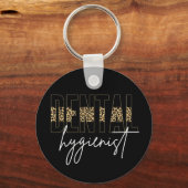 Porte-clés Hygiéniste dentaire | RDH Cheetah cadeaux d'impres (Recto)