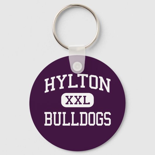 Porte-clés Hylton - Bulldogs - High - Woodbridge Virginie (Recto)