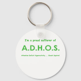 Porte-clés Hyperactivité déficit de l'attention ooooooooooooo