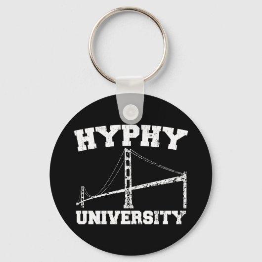 Porte-clés Hyphy University zone de yay (Recto)