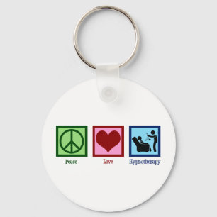 Porte-clés Hypnotherapist Peace Love Hypnotherapy