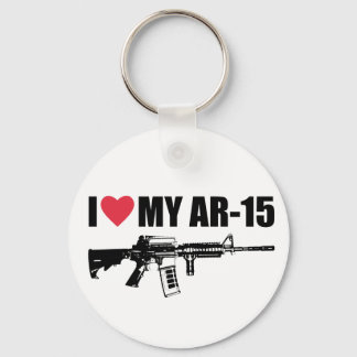 Porte-clés I <3 Mon AR-15