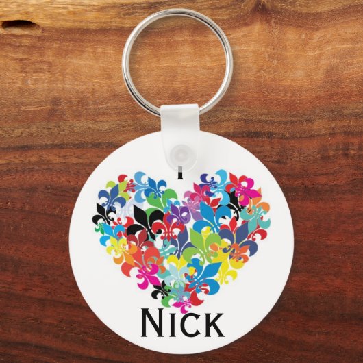 Porte-clés I <3 Nick (Recto)