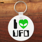 Porte-clés I Alien Heart UFO (Recto)