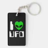 Porte-clés I Alien Heart UFO (Dos)