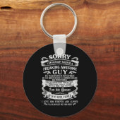 Porte-clés I Am Already Taken By Freaking Awesome Guy Born In (Recto)