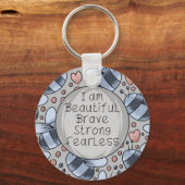 Porte-clés I am beautiful  (Verso)