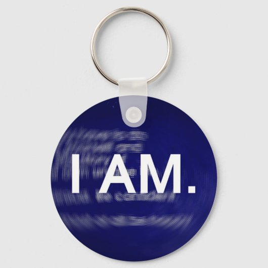 Porte-clés I AM - MetaPhysics - LOA (Recto)
