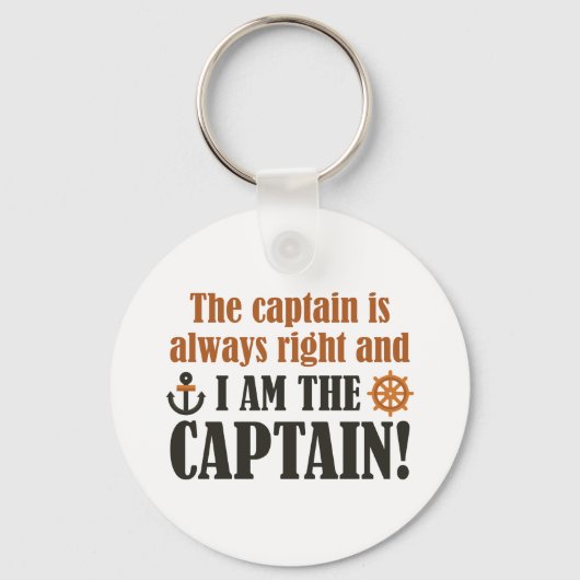Porte-clés I Am The Captain (Recto)