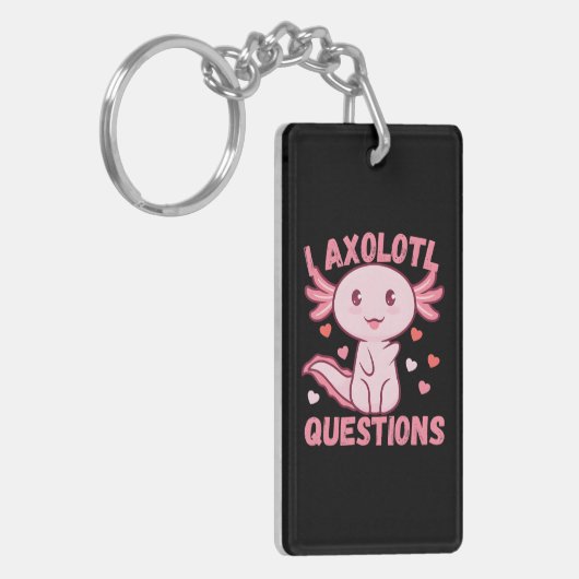 Porte-clés I Axolotl Questions Salamander Plush Axolotl (Devant gauche)