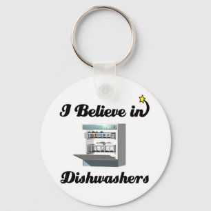 Porte-clés i believe in dishwashers