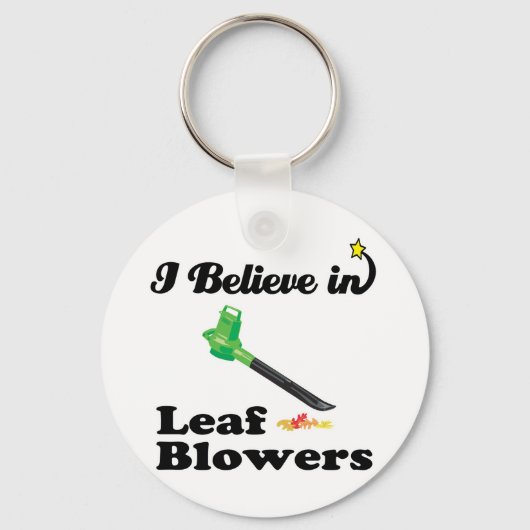 Porte-clés i believe in leaf blowers (Recto)