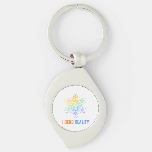 Porte-clés I Bend Reality – Sacred Geometry Energy Design (Devant)