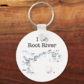 Porte-clés I Bike Root River (Recto)