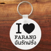 Porte-clés I Black Heart (Amour) Farang (Recto)