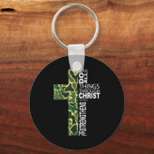 Porte-clés I Can Do All Things Through Christ Who Strengthens (Recto)