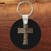 Porte-clés I Can Do All Things Through Christ Who Strengthens (Recto)