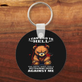 Porte-clés I Can't Go To Hell The Devil Still Has A Restraini (Recto)