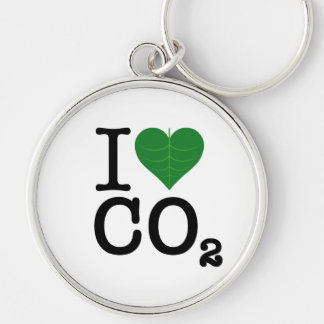 Porte-clés I CO2 de coeur